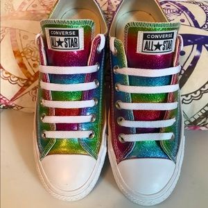 Converse All Star Shiny Metallic Like New